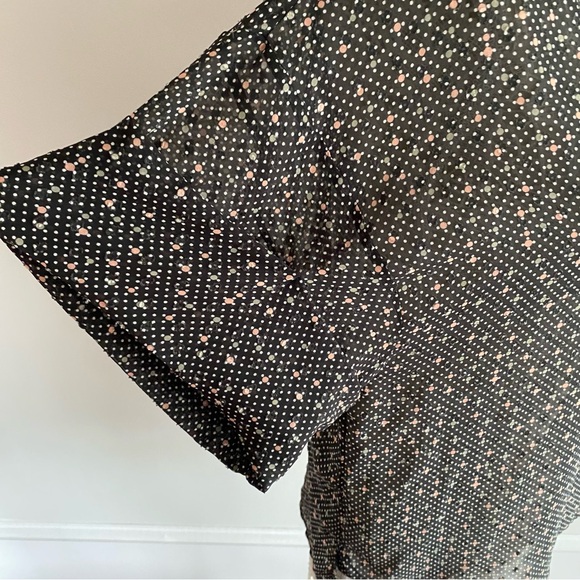 CABI Swiss Dot Sheer Blouse Style #239 Medium - Picture 5 of 7